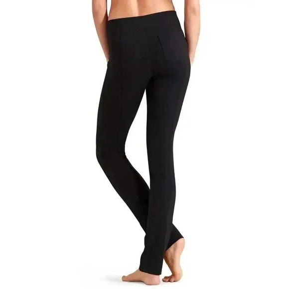 Athleta Metro Skinny Pants Womens MT Black Knit Yoga Athletic Legging EUC - Picture 4 of 16